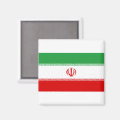 Iran-Flagge Magnet (Vorderseite/Rückseite)
