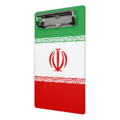 Iran-Flagge Mini Klemmbrett (Gewinkelt2)