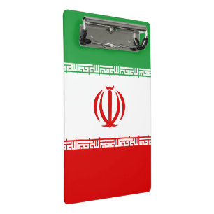 Iran-Flagge Mini Klemmbrett