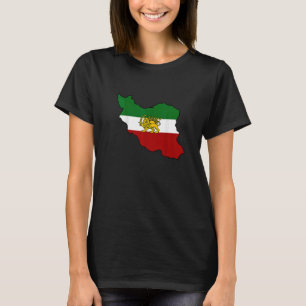 Iran-Flagge mit Löwe T-Shirt