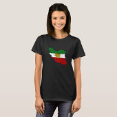 Iran-Flagge mit Löwe T-Shirt (Vorne ganz)