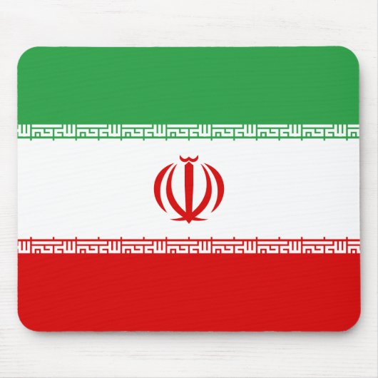 Iran-Flagge Mousepad (Vorne)