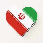 Iran-Flagge Notizblock (Rückseite)