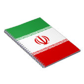 Iran-Flagge Notizblock (Rechte Seite)