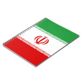 Iran-Flagge Notizblock (Linke Seite)