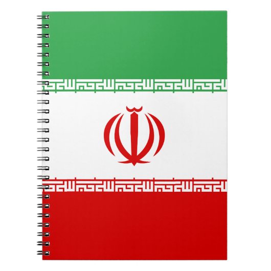 Iran-Flagge Notizblock (Vorderseite)