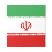 Iran-Flagge Notizblock (Vorderseite)