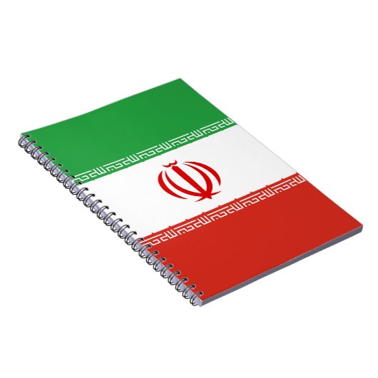 Iran-Flagge Notizblock (Rechte Seite)