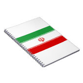 Iran-Flagge Notizblock (Rechte Seite)