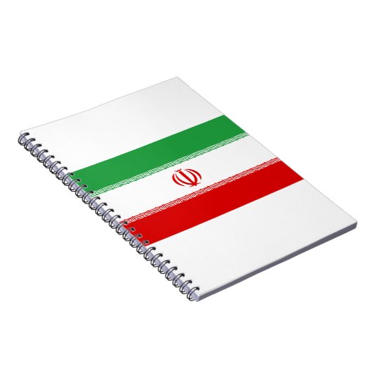 Iran-Flagge Notizblock (Rechte Seite)