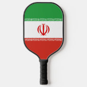 Iran-Flagge Pickleball Schläger (Vorderseite)