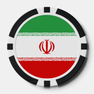 Iran-Flagge Pokerchips