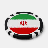 Iran-Flagge Pokerchips (Einzeln)