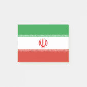 Iran-Flagge Post-it Klebezettel (Vorderseite)