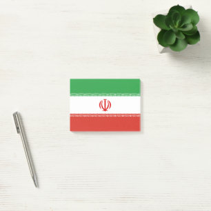 Iran-Flagge Post-it Klebezettel