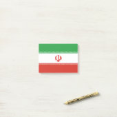 Iran-Flagge Post-it Klebezettel (Auf Schreibtisch)