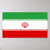 Iran-Flagge Poster (Vorne)