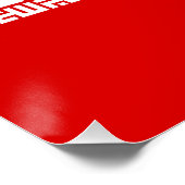 Iran-Flagge Poster (Ecke)