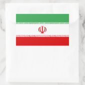 Iran-Flagge Rechteckiger Aufkleber (Tasche)
