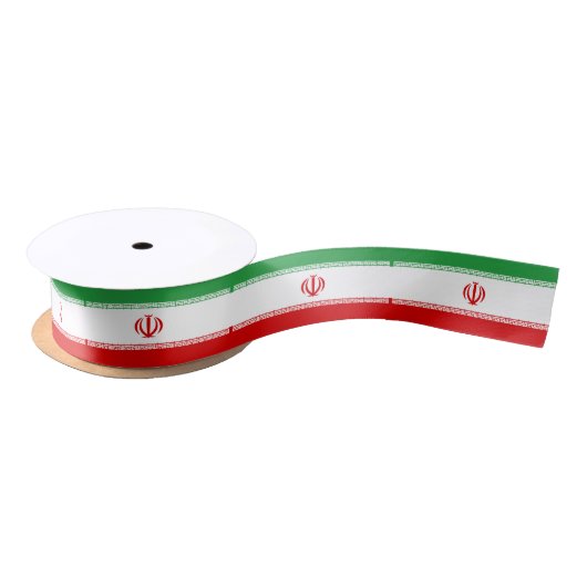 Iran-Flagge Satinband (Spule)