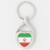 Iran-Flagge Schlüsselanhänger (Vorderseite)