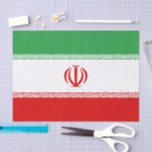 Iran-Flagge Seidenpapier (Handwerk)