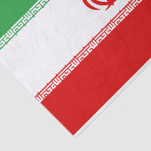 Iran-Flagge Seidenpapier (Ausschnitt)