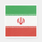 Iran-Flagge Serviette (Vorderseite)