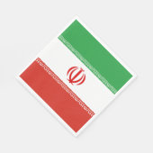 Iran-Flagge Serviette (Ecke)