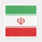Iran-Flagge Serviette (Vorderseite)