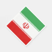 Iran-Flagge Serviette (Ecke)