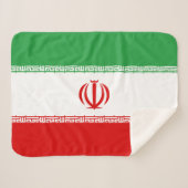 Iran-Flagge Sherpadecke (Vorderseite (Horizontal))