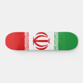Iran-Flagge Skateboard (Horizontal)