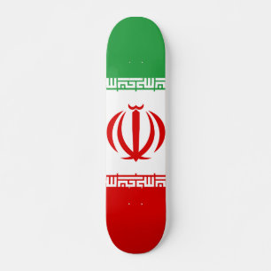 Iran-Flagge Skateboard