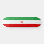 Iran-Flagge Skateboard (Horizontal)