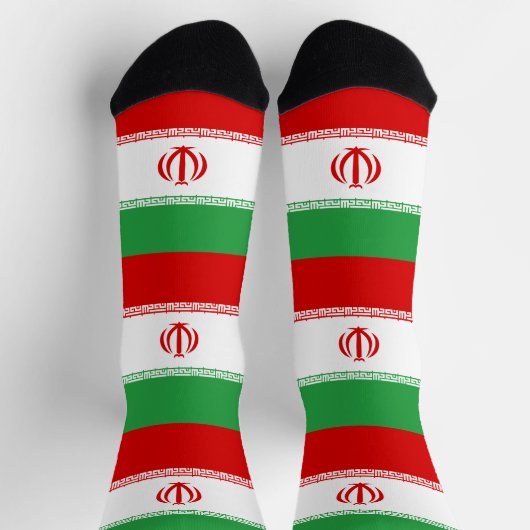 Iran-Flagge Socken (Oben)