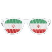 Iran-Flagge Sonnenbrille (Vorderseite)