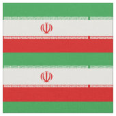 Iran-Flagge Stoff (Nahaufnahme)