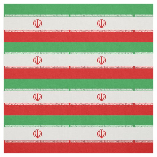 Iran-Flagge Stoff (Muster)