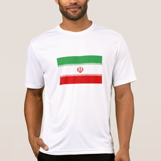 Iran-Flagge T-Shirt (Vorderseite)