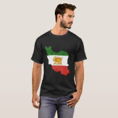 Iran-Flagge T-Shirt (Vorne ganz)