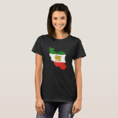Iran-Flagge T-Shirt (Vorne ganz)