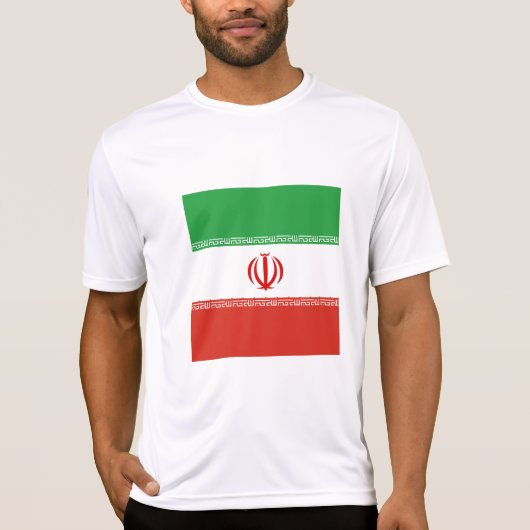 Iran-Flagge T-Shirt (Vorderseite)