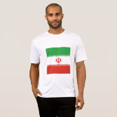 Iran-Flagge T-Shirt (Vorne ganz)