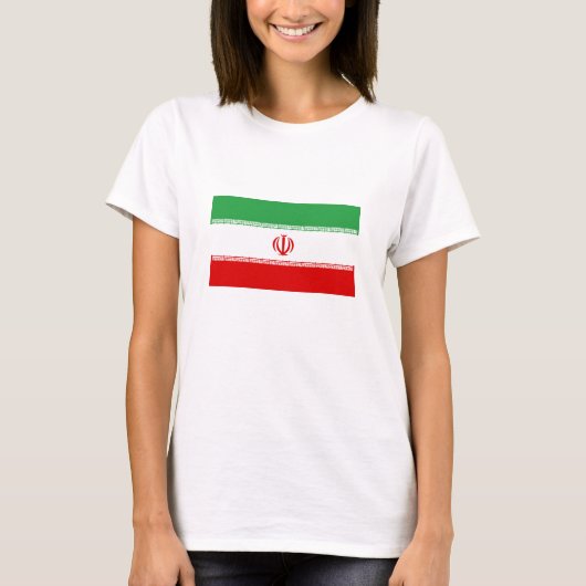 Iran-Flagge T-Shirt (Vorderseite)
