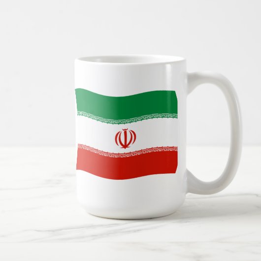 Iran Flagge Tasse (Rechts)