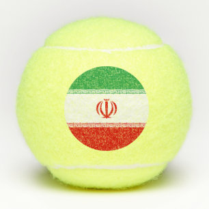 Iran-Flagge Tennisbälle