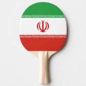 Iran-Flagge Tischtennis Schläger (Vorderseite)