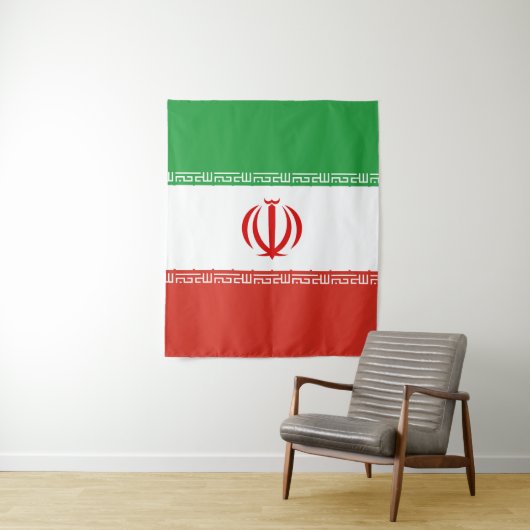 Iran-Flagge Wandteppich (Beispiel)