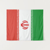 Iran-Flagge Wandteppich (Vorderseite (Horizontal))